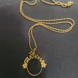 AVON Vintage Gold #1 Grandma Charm Necklace